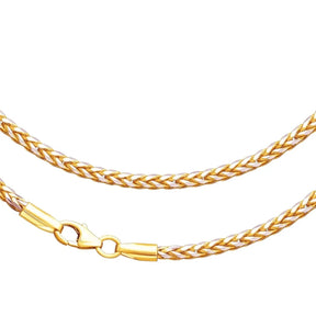 JB Collier Zopfkette 375 Gelbgold 9 Kt 2,7 mm 45 cm