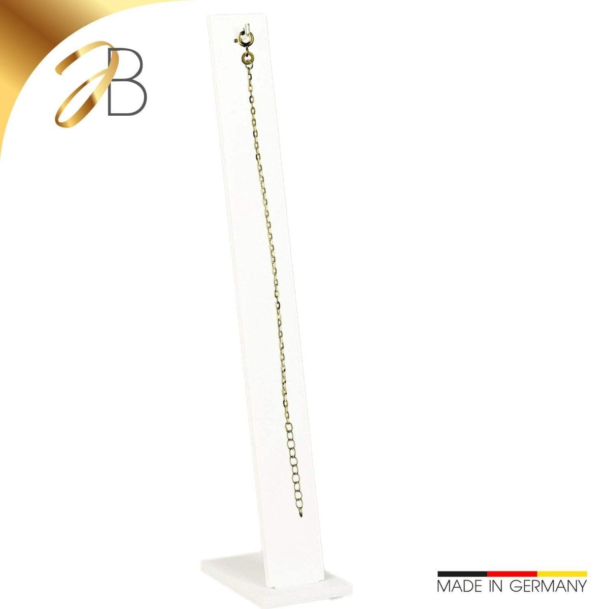 JB Damen Goldarmband Anker Flach 1,3 mm 333 Gelbgold 8 Kt