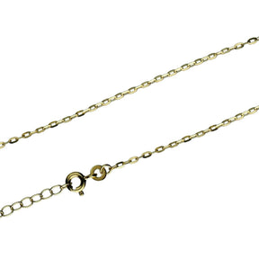 JB Damen Goldarmband Anker Flach 1,3 mm 333 Gelbgold 8 Kt