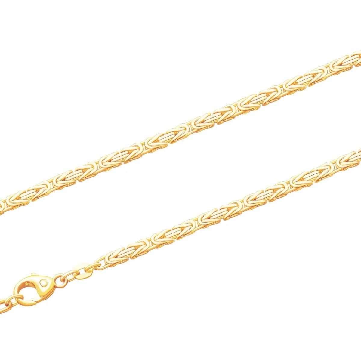 JB Damen Goldarmband Königskette 2,5 mm 333 - 8 Kt 18,7 cm