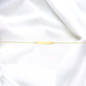 JB Damen ID Goldarmband Anker Diamantiert 585 14 Kt 1,9 g