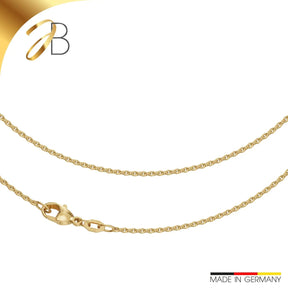 JB Edle Collier Ankerkette 1,5 mm 375 Gelbgold 9 Kt 40 - 60 cm