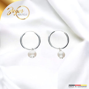 JB Edle Creole 925 Silber 2,0 mm Ohrschmuck Damen Herren