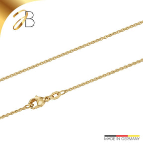 JB Edle Goldkette Ankerkette 18K Gelbgold 1,5 mm 750