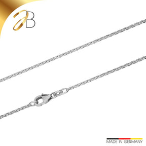 JB Edle Goldkette Ankerkette 585 - 14 K Weißgold 1,7 mm 45 cm