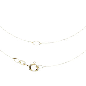 JB Edle Goldkette Ankerkette 585 14K Gold 0,8 mm Eleganz