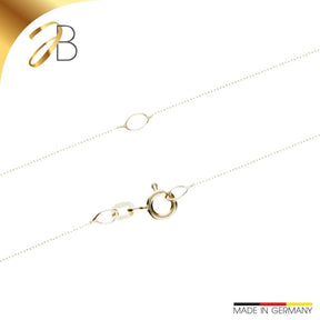 JB Edle Goldkette Ankerkette 585 14K Gold 0,8 mm Eleganz