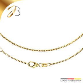JB Edle Goldkette Ankerkette 585 14K Gold 1,5 mm 45 cm