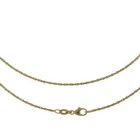 JB Edle Goldkette Ankerkette 750 18K Gelbgold 1,3 mm 3 g