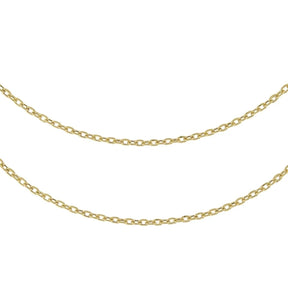 JB Edle Goldkette Ankerkette hohl 585 - 14 K Gold 45 cm