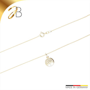 JB Edle Goldkette Ankerkette Rund 585 14 K Gelbgold 42 cm