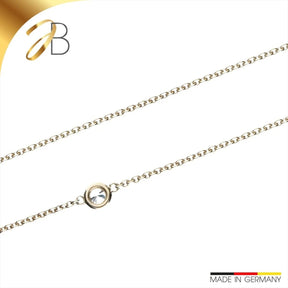 JB Edle Goldkette Ankerkette rund 585 - 14 K Gold 45 cm