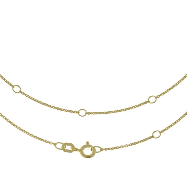 JB Edle Goldkette Ankerrkette 585 - 14 K Gold 1,1 mm 45 cm