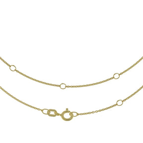 JB Edle Goldkette Ankerrkette 585 - 14 K Gold 1,1 mm 45 cm