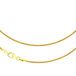 JB Edle Goldkette Bingokette 585 - 14 K Gold 1,3 mm 45 cm