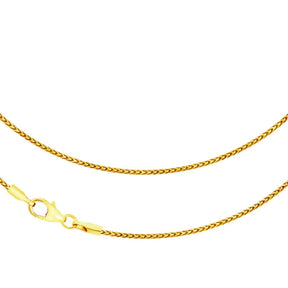 JB Edle Goldkette Bingokette 585 14 K Gold 1,3 mm Damen Herren