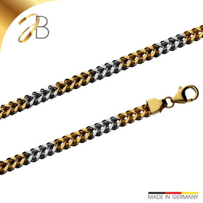 JB Edle Goldkette Bingokette 585 14K Bicolor 5,1 mm G W