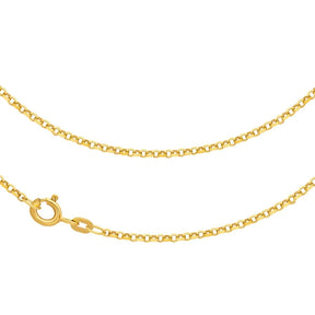 JB Edle Goldkette Erbskette 585 14 K Gold 2 mm 45 cm