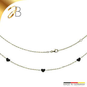 JB Edle Goldkette Fantasiekette 585 - 14 K Bicolor G W 45 cm