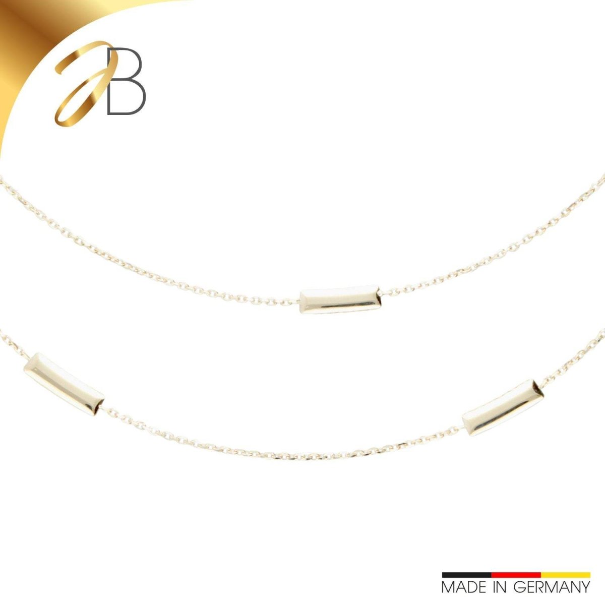 JB Edle Goldkette Fantasiekette 585 14 K Gelbgold 45 cm