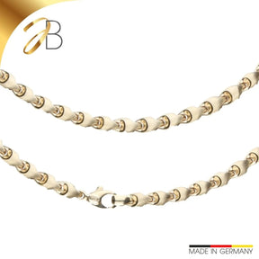 JB Edle Goldkette Fantasiekette 585 - 14 K Gold 45 cm