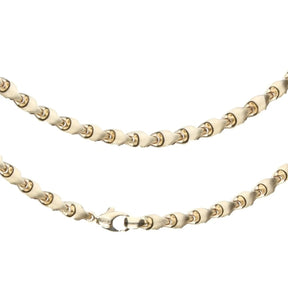 JB Edle Goldkette Fantasiekette 585 - 14 K Gold 45 cm