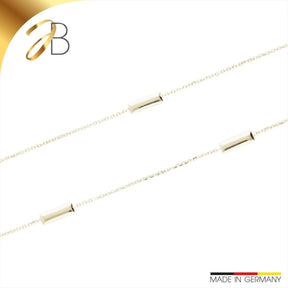 JB Edle Goldkette Fantasiekette 585 - 14 K Gold 45 cm