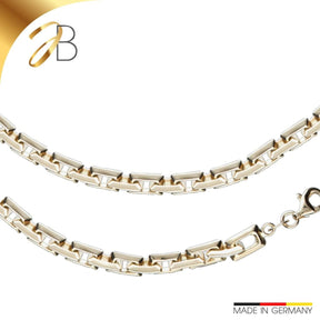 JB Edle Goldkette Fantasiekette 585 14 K Gold 6 mm breit