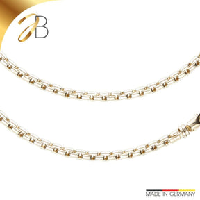 JB Edle Goldkette Fantasiekette 585 14K Gold 5,5 mm breit