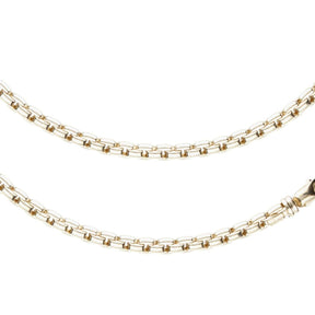 JB Edle Goldkette Fantasiekette 585 14K Gold 5,5 mm breit
