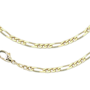 JB Edle Goldkette Figarokette 585 14 K Gold 3,4 mm Damen Herren