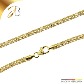 JB Edle Goldkette Geflechtkette 585 - 14 K Gold 3,0 mm 45 cm