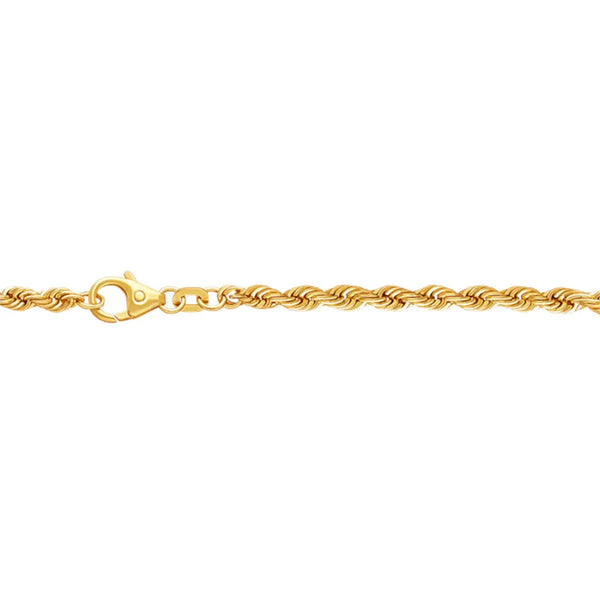 JB Edle Goldkette Kordelkette 585 - 14 K Gold 3,3 mm 45 cm