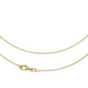 JB Edle Goldkette Panzerkette 585 - 14 K Gold 0,8 mm 45 cm