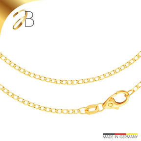 JB Edle Goldkette Panzerkette 585 - 14 K Gold 1,6 mm 36 cm