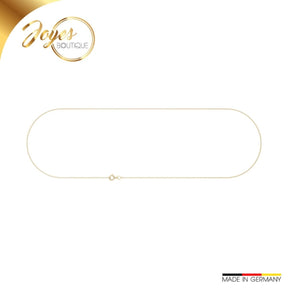 JB Edle Goldkette Panzerkette 585 14K Gold 1,7 mm 4 g