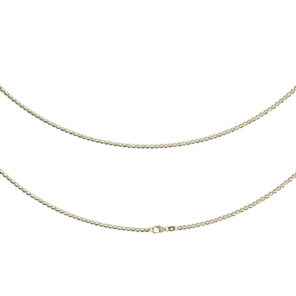 JB Edle Goldkette Panzerstegkette 585 14 K Gold 2,6 mm