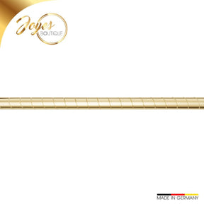 JB Edle Goldkette Tondakette 585 14 K Gold 1,2 mm Damen Herren