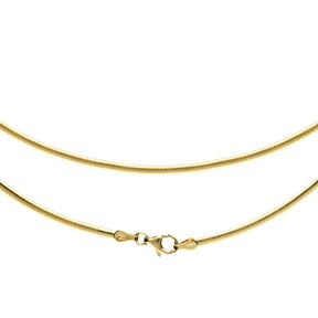 JB Edle Goldkette Tondakette 585 14K Bicolor 2,45 mm G W