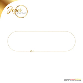 JB Edle Goldkette Veneziakette 18 K Gelbgold 0,9 mm 750