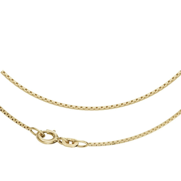 JB Edle Goldkette Veneziakette 585 - 14 K Gold 0,9 mm 36 cm