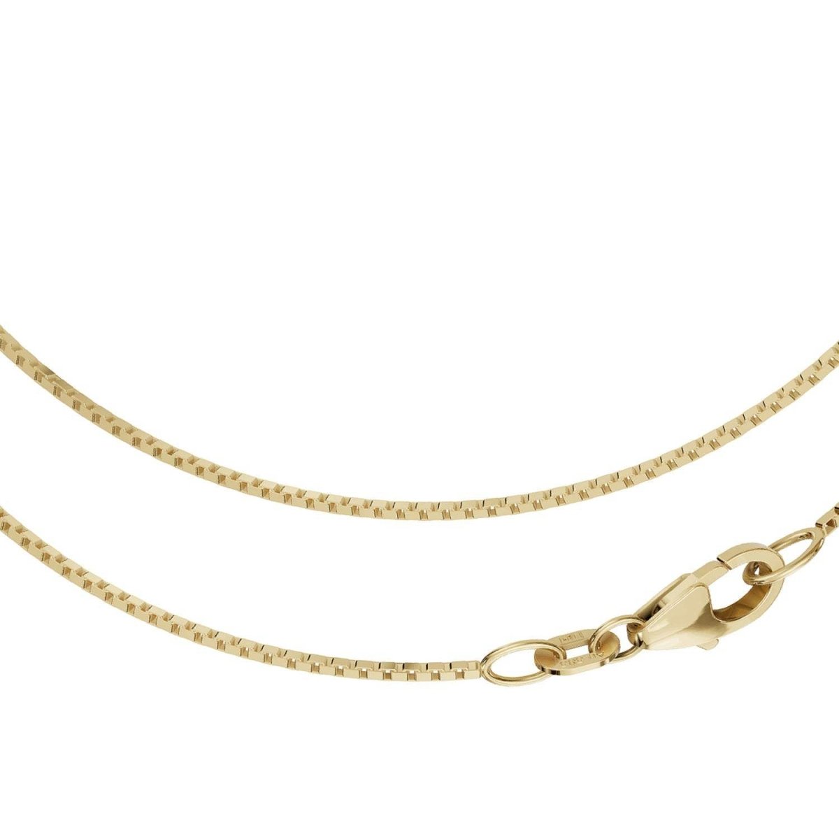 JB Edle Goldkette Veneziakette 585 14 K Gold 0,9 mm fein
