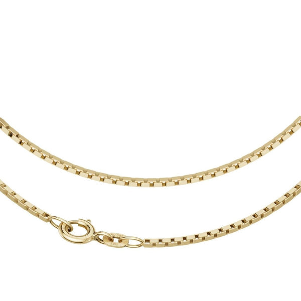 JB Edle Goldkette Veneziakette 585 14 K Gold 1,4 mm Fein