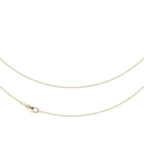 JB Edle Goldkette Veneziakette 585 14K Gold 0,8 mm fein
