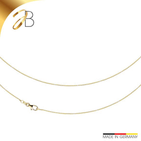 JB Edle Goldkette Veneziakette 585 14K Gold 0,8 mm fein