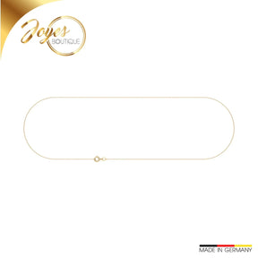 JB Edle Goldkette Veneziakette 750 - 18 K Gelbgold 0,9 mm 36 cm