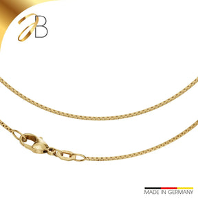 JB Edle Goldkette Veneziakette 750 - 18 K Gelbgold 0,9 mm 36 cm