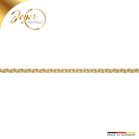 JB Edle Goldkette Veneziakette 750 - 18 K Gelbgold 0,9 mm 36 cm