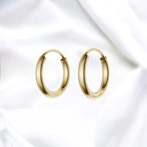 JB Edle Ohrschmuck Creole 333 8 Kt Gold 2 mm Damen