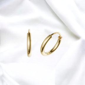JB Edle Ohrschmuck Creole 333 8 Kt Gold 2 mm Damen